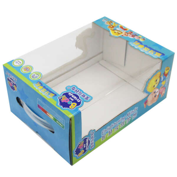 custom printed toy package carrier with strong paperboard