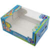 auto bottom E-flute toy carrier box with custom artwork