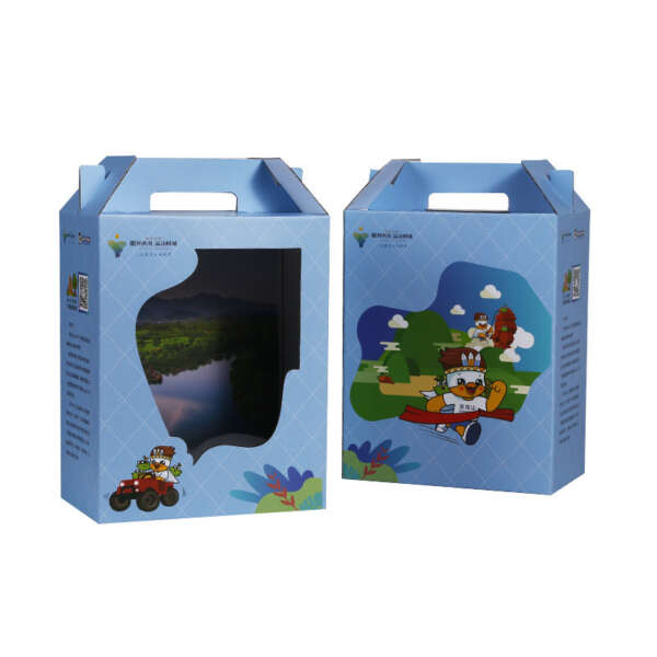 printed toy carrier packaging with recycled cardboard board