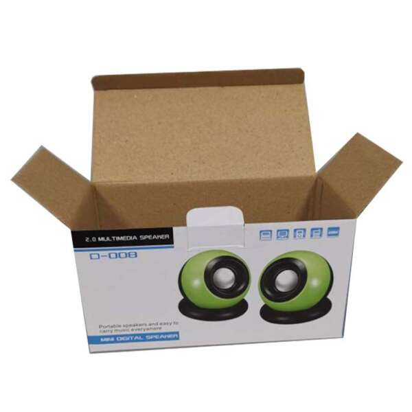 mouse window box with blister tray and printed graphics