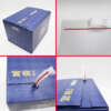 custom printed snap lock bottom box with logo detail