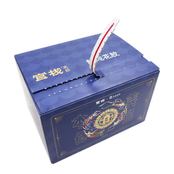 corrugated paper zipper packaging box for retail products
