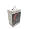 white E-flute self locking corrugated headphone packaging box