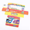 folded corrugated product display packaging with printed panels