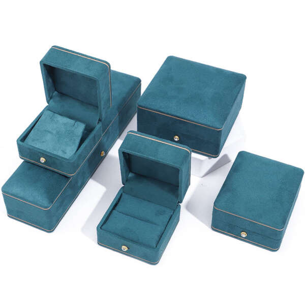 custom logo jewelry packaging box for bracelet necklace ring - custom logo option