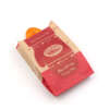 white kraft mini bakery snack bag showing mini recyclable bakery format, custom logo print and food packing options