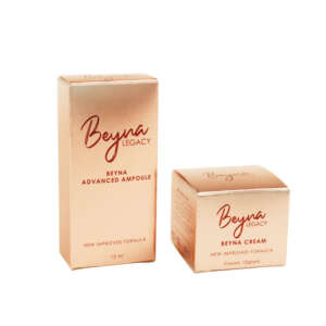 high quality custom logo cosmetic paper card box - open display view