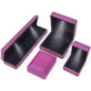 purple LED ring jewelry box with white light for earrings necklace bracelet - product presentation