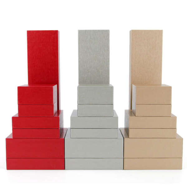 luxury touch cardboard flip cover jewelry box for bracelet ring - custom logo option