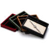 Open jewelry tray showing rounded corner retail layout