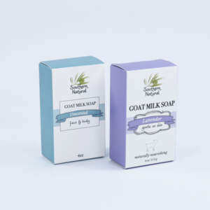 eco friendly custom printed foldable soap paper box - open display view