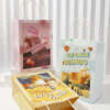 foldable baby shower gift bag sample showing custom logo printing, soft color matching and reusable handle options