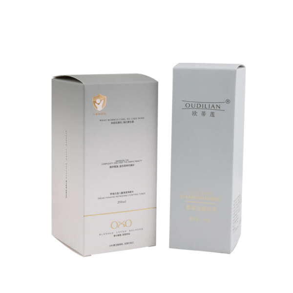 new style custom logo cosmetic folding carton box - print detail view