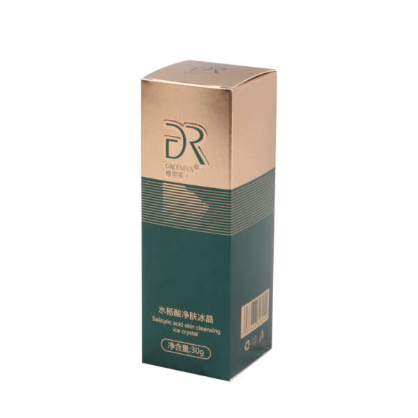 high quality skin care set cosmetic paper box with logo - custom logo option