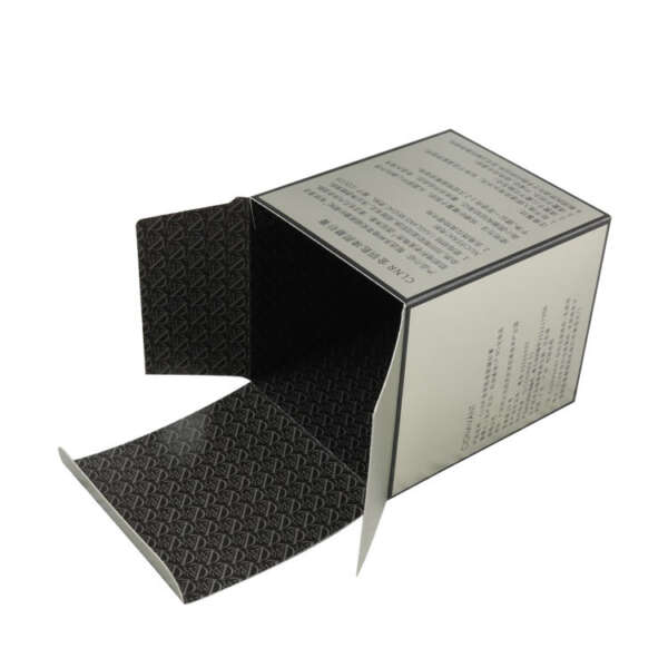new style custom logo cosmetic folding carton box - open display view