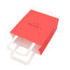 luxury kraft flat handle bag production sample with export carton support