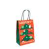 custom printed kraft restaurant grocery shopping paper bag