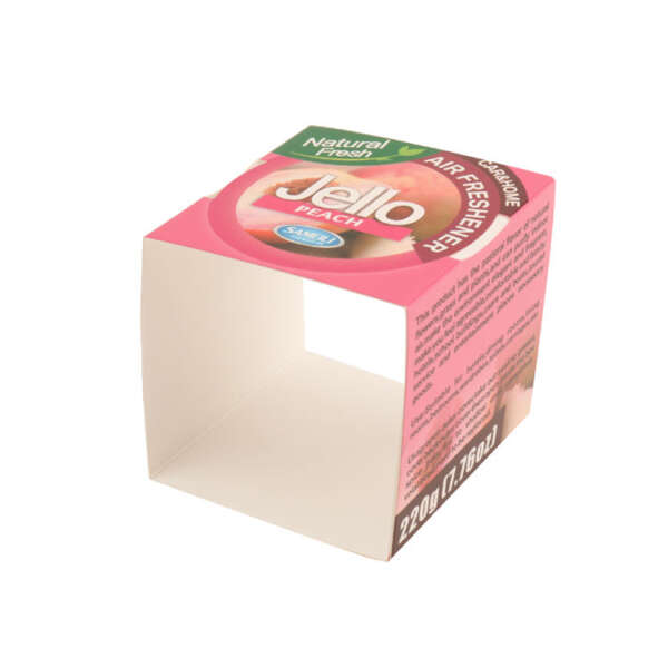 eco friendly rectangle printed paper card sleeve box - print detail view