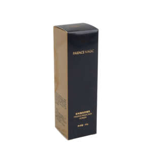 luxury skincare cosmetic folding carton paper box - open display view