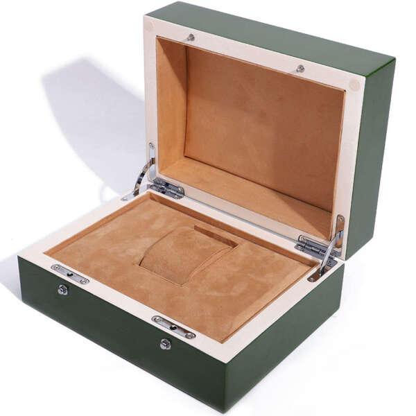 flipped wooden watch travel box with tote bag for luxury gift packaging - gift packaging use