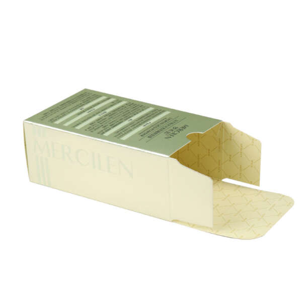 full color makeup product printed cardboard box packaging - print detail view