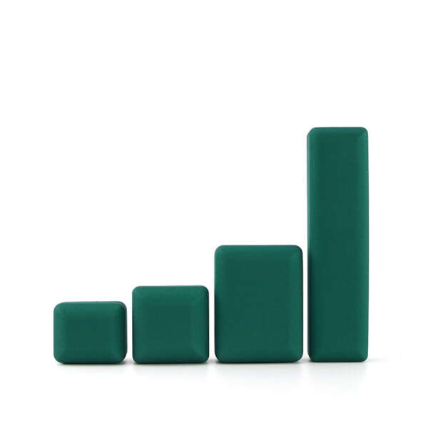 emerald high grade iron jewelry box for necklace ring view 4