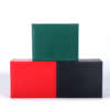 black flip PU leather travel watch case for men and women watches - product presentation