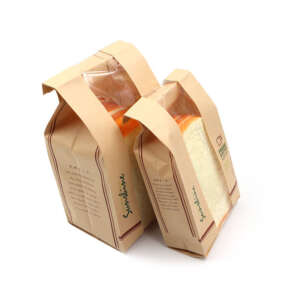 Custom coated popcorn bread roll bag for microwave popcorn, toast bread rolls, bakery and snack packaging