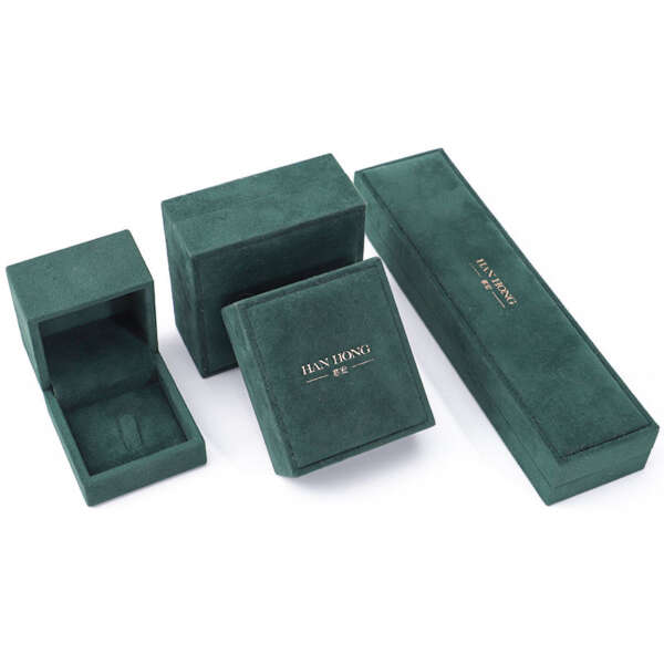 printed plastic jewelry packaging box for necklace bracelet ring - custom logo option