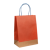 recycled rope handle paper shopping bag showing rope handles, logo printing and green retail packing options