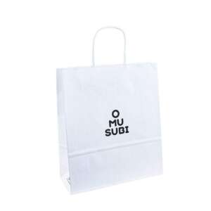 biodegradable kraft restaurant food clothing promotion paper bag view 1