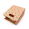 flat cake kraft paper bag for birthday cake bakery packaging - custom logo option