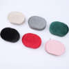 round zipper jewelry storage box for necklace ring earrings - custom logo option