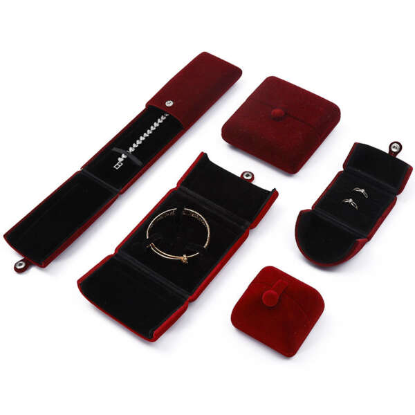 wedding pearl jewelry storage box for bracelet necklace earrings ring - detail view