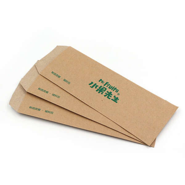 Custom tear resistant kraft donut cookie bag for donuts, cookies, bakery counters and snack packaging