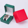 square flip PU leather travel watch box for men and women watches - custom logo option