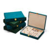 PU leather treasure chest jewelry storage box for necklace ring bracelet view 2