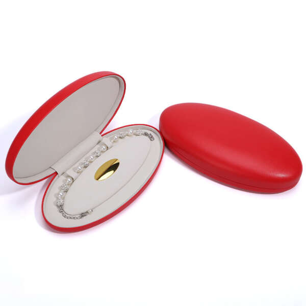 PU leather jewelry storage box for ring necklace bracelet view 5