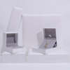printed cardboard paper jewelry gift box for necklace bracelet ring - detail view