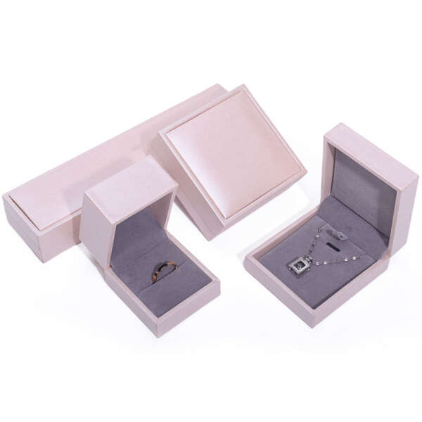 paper clamshell jewelry gift box for bracelet necklace ring earrings - gift packaging