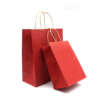 small pink luxury bracelet box gift paper bag with handles image 1