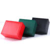 elegant PU leather flip travel watch case for mechanical watch packaging - product presentation