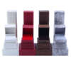 paper jewelry gift box with filled leather insert view 5