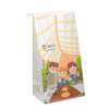 eco kraft block bottom bread packaging paper bag view 1