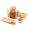 Custom printed bread baguette kraft paper bag for baguette, bread, chicken, bakery and takeaway food packaging