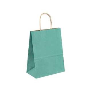 Custom kraft shopping gift paper bag with handle for retail shopping, gifts, craft products and boutique packaging