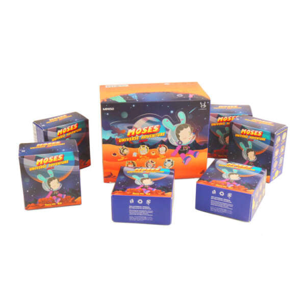 custom blind box toy folding carton packaging - custom logo option