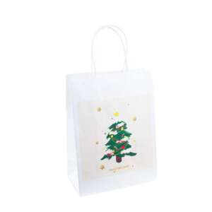 custom printed kraft cookie candy fast food paper bag view 1