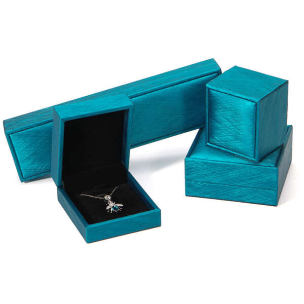 PU leather jewelry cassette packaging set with ring box view 6