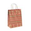 disposable takeaway gift paper bag production sample with export carton support